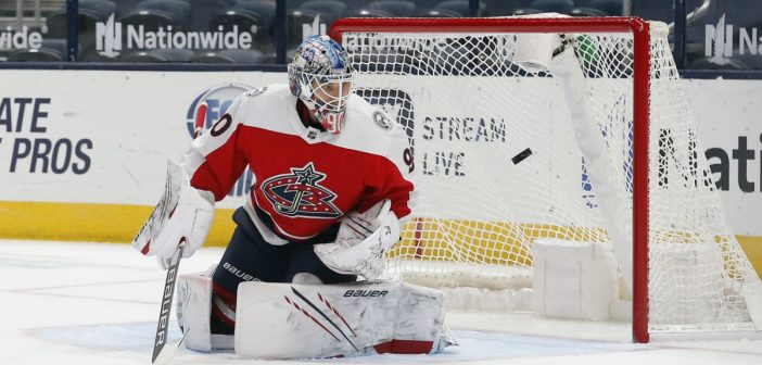Elvis Merzļikins. | Foto: nhl.com