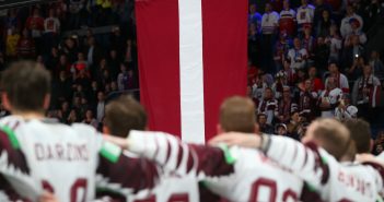 Latvijas hokeja izlase.Foto: Andre Ringuette/HHOF-IIHF Images