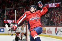 Jakubs Vrana pēc vārtu guvuma. Foto: nhl.com