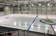 Daugavas stadiona ledus halle 12. maijā.