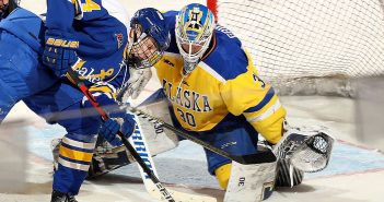 Gustavs Dāvis Grigals. Foto: Twitter/@WCHA_MHockey